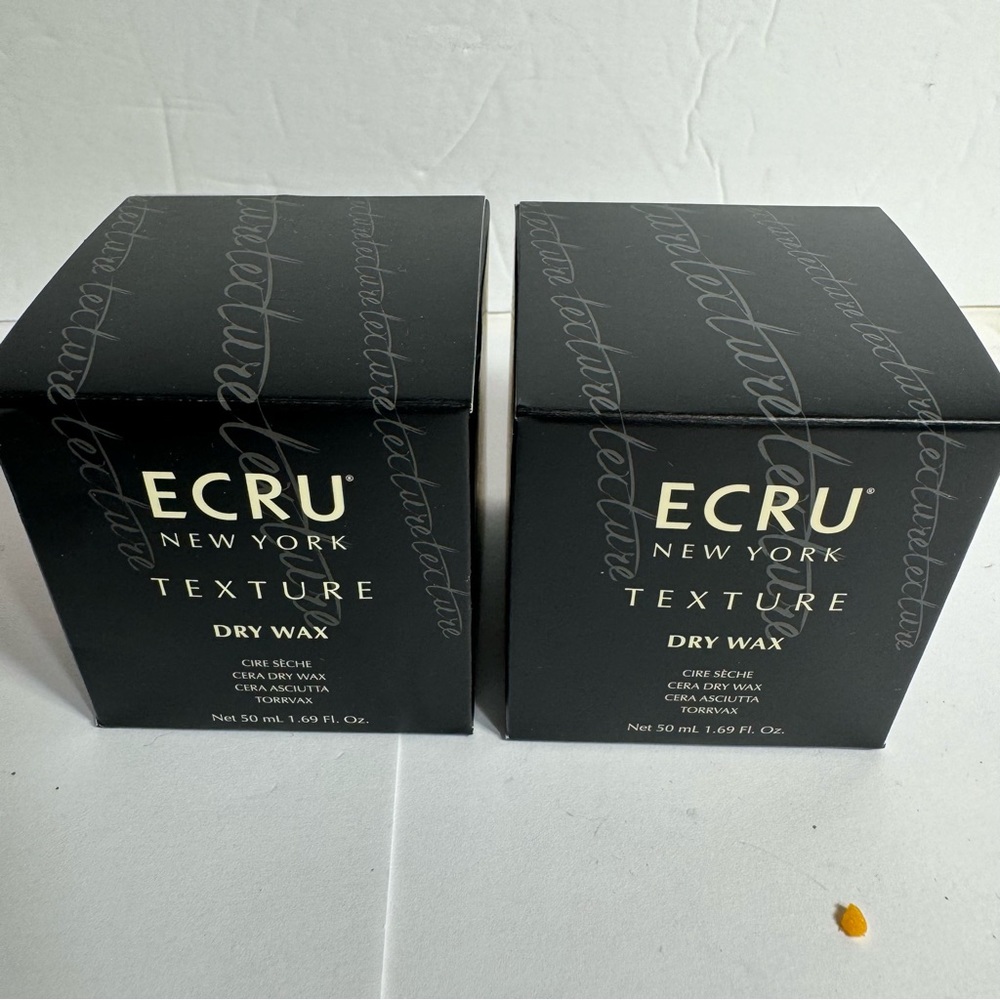 NWT. 2 ECRU Texture Dry Wax 1.69 oz.